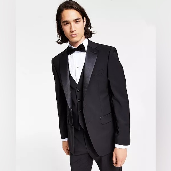 Calvin Klein X Slim Fit Tuxedo Suit - Picture 5 of 13
